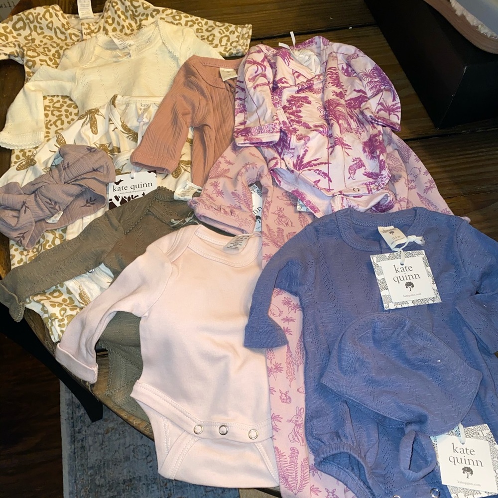 Kate Quinn Lot Newborn/0-3 Mo. mostly NWT